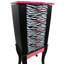 Fashion Prints Freestanding Hand Painted Jewelry Armoire