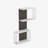 Modern Wall Shelf, White, 25.6 x 37.8 x 7.5 inches | 100% Melamine Coated Particle Board, Thickness: 0.7 inches | Multiple Shelves for Storage, Wall-Mounted Design, Stylish & Functional for Home or Office-1763360623