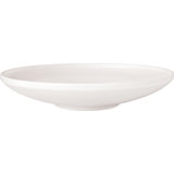 Villeroy & Boch Afina Large Sized Bowl for Salads and Pasta, Premium Porcelain, Made in Germany, Dishwasher and Microwave Safe, 11.5 x 2.25 in, Stackable, White