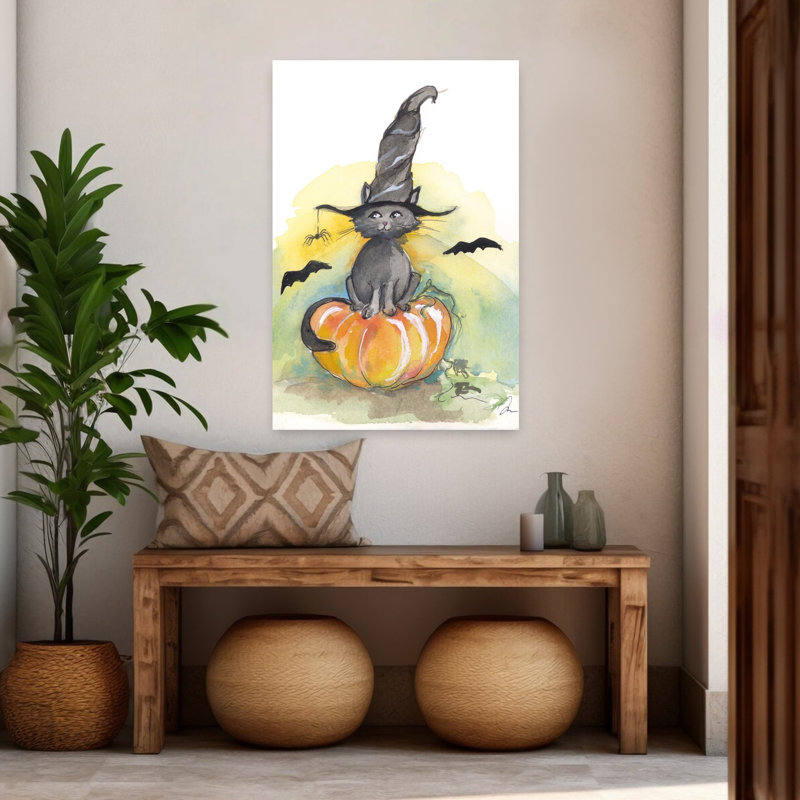 Art de fruit chauve-souris abstrait contemporain, H 48 po x l 32 po