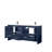 Lafarre 72 in W x 20 in D Double Bath Vanity and Gun Metal Faucet Set-113057314-104786881