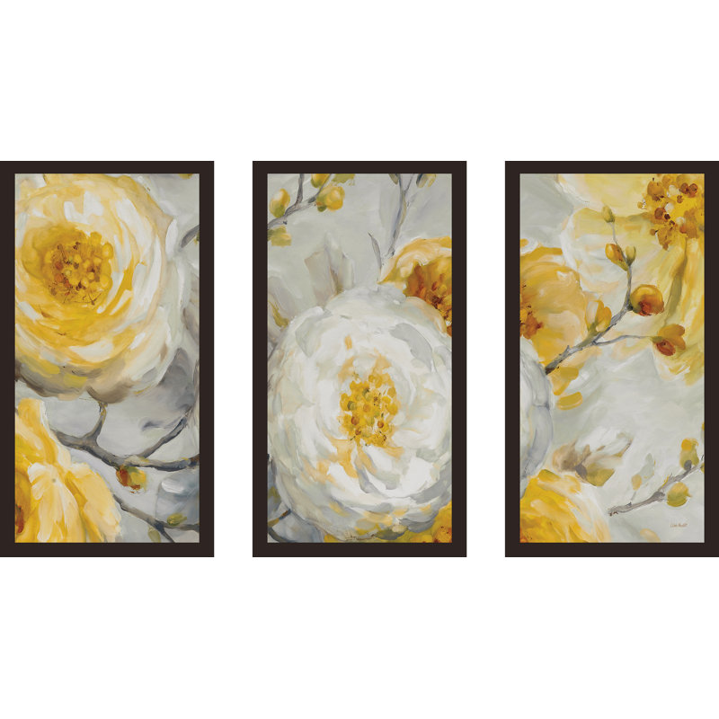 "Sunshine", reproduction d’art à multiples images encadrées, H 25,5 po x l 40,5 po x P 1 po, Cadre noir