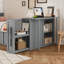 Lit plateforme multifonctionnel en bois-1058605124