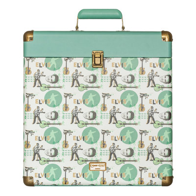 Arkrocket X Elvis Records Storage Case - Turquoise by Arkrocket Audio