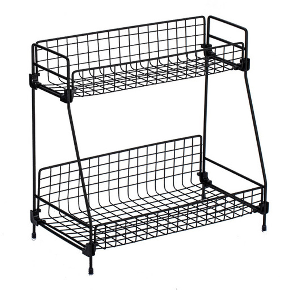 Freestanding Spice Rack with Adjustable Racks