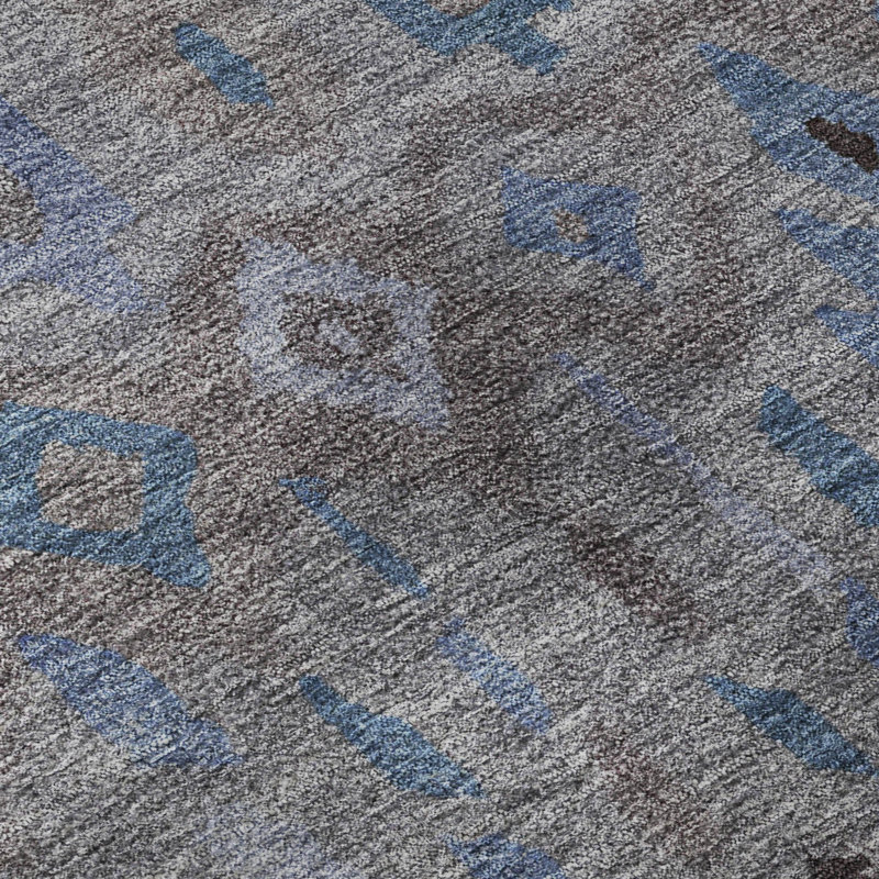 Premium Machine Washable Mayfield AMF2303 Casual Rug, 3' x 5', Brown