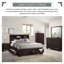 Grand lit avec fonction de rangement