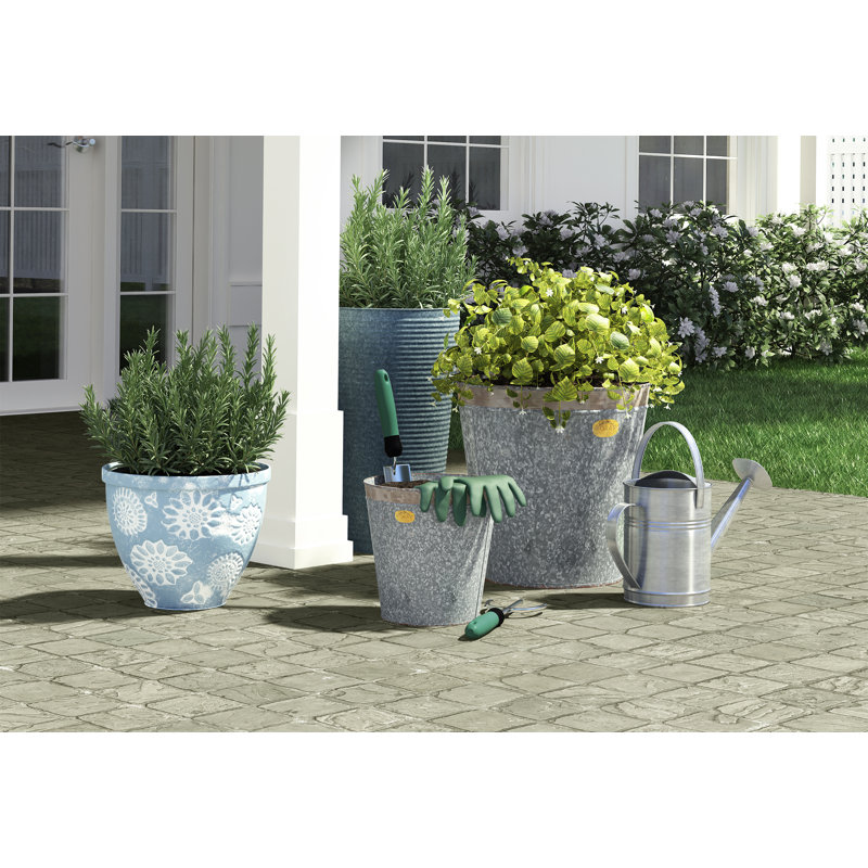 Cassandra Metal Cachepot, 50cm H x 50cm W x 50cm D