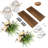 Rustic Wall Sconces With Remote Control Led 2pcs