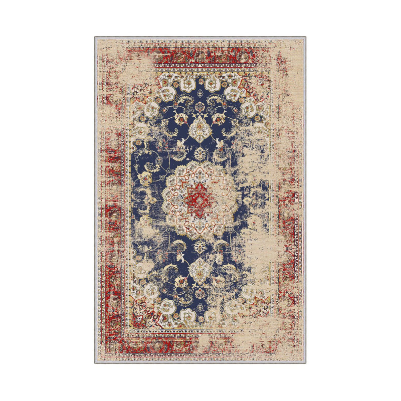 Stylish Hall Carpet Runner, 2.6 x 6.6 Feet | 100% Polyester, 650 g/m², 0.3 in Pile Height | Antibacterial & Non-Slip PVC Dot Underside | Machine Washable, Durable 3D Digital Print | Perfect for Home Décor