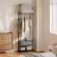 60.5 cm Rolling Clothes Rack