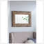 Miroir d'appoint mural rectangulaire avec cadre en bois vieilli