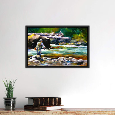 «Pêche», reproduction d'art encadrée