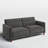 Perdue 81.5" Velvet Square Arm Convertible Sofa-1134429065