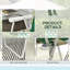 Chaise pliante portative, ensemble de 2 chaises pliantes pour patio, chaises de camping d'extérieur classiques, chaises de jardin portatives