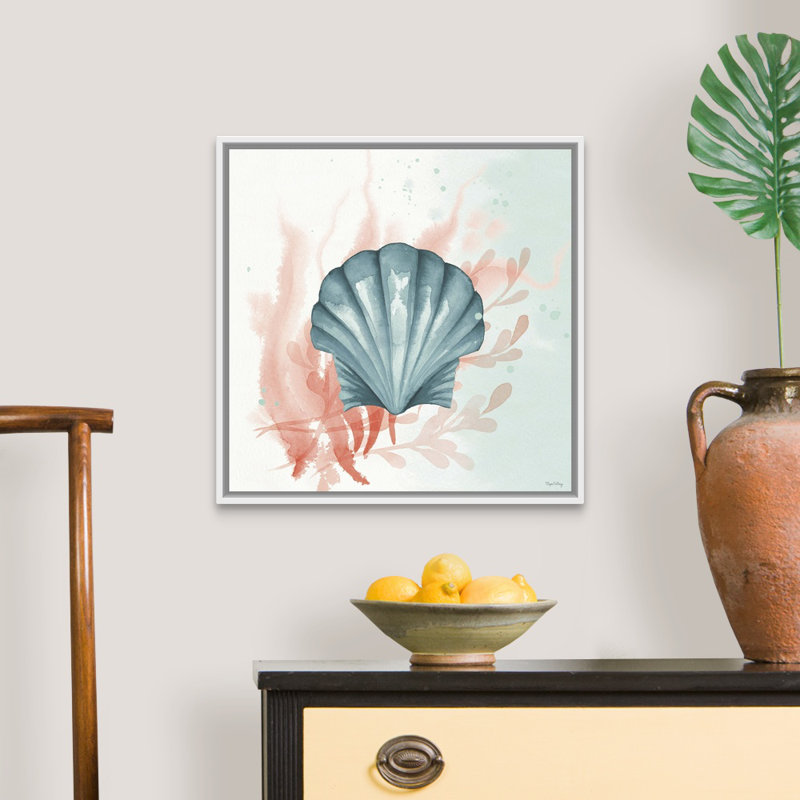 Splash II, art mural sur toile, H 22 po x l 22 po x P 2 po, Cadre blanc