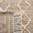 Eurodicus Southwestern Hand-Loomed Jute/Sisal Area Rug in Ivory/White-88831114