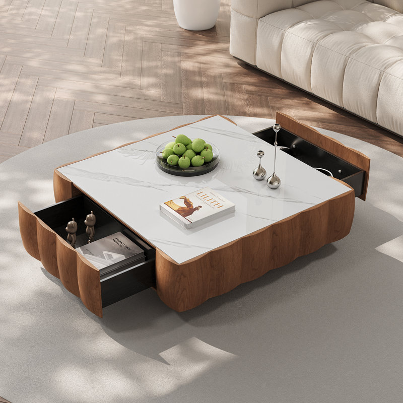 Table basse 36 po Mid-Century Modern