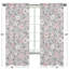 Paire de rideaux semi-transparents avec passe-tringle