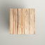 Table de bout à piédestal en bois massif Jelle