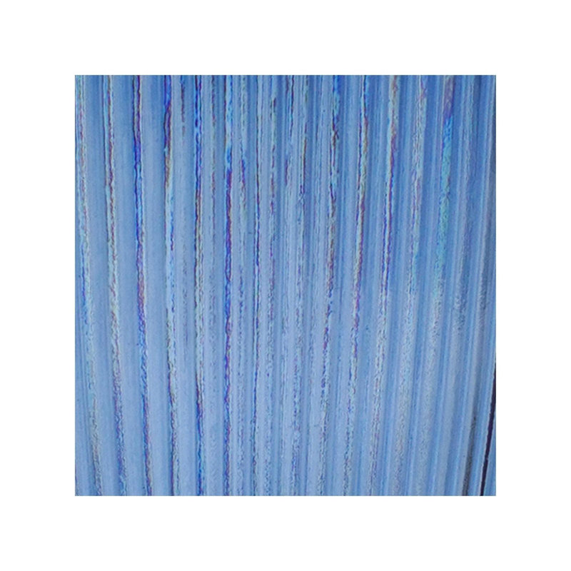  Recycled Glass Ribbed Table Vase, Navy