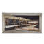 Vol multicolore, art mural 15,7 x 1,2 x 29,9 pouces, avion traditionnel avec homme tendu pour bureau à domicile, touche décorative, image rectangulaire, décoration de chambre à coucher à l'ancienne