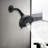 4.72" Shower Head Matte Black - High 6 Settings, Clog, Rustproof, 1.8 Gpm Easy Installation,-124583714