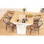Grand îlot de cuisine pliant avec 2 abattants, prise de courant, table de salle à manger, 3 tiroirs, support à épices et à serviettes, support à 5 mouvements blanc,-1848580242