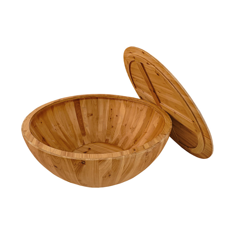Table basse en forme de seau de style rétro pour bureau, salle à manger et salon, naturel (SKU: W757119054)