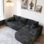 Canapé modulaire en forme de L avec méridienne Boneless Corduroy-1979184528-1974866950