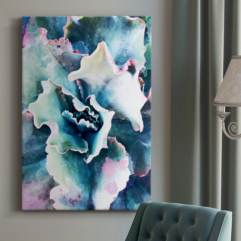 Pastel Succulent Beauty I - Photographie sur toile tendue, H 60 po x l 40 po x P 1,5 po