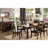 6 Dining Table With Cherry Finish, Mango Veneer Wood Extension Leaf, Transitional Mesmerizing Leaf Table, For 6 Diners