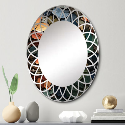Feuil - Miroir mural moderne ovale