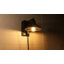 Luminaire de grange d'extérieur noir Alian