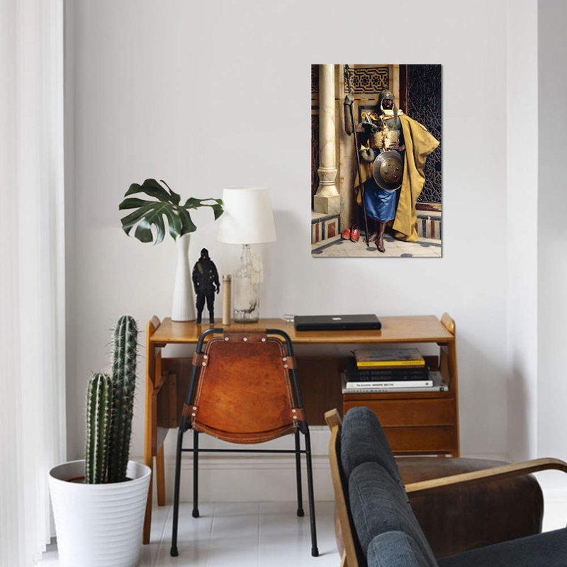 « the palace guard, 1892 », reproduction d’impression sur toile, H 26 po x l 18 po x P 1,5 po, Toile tendue, Pas de tapis