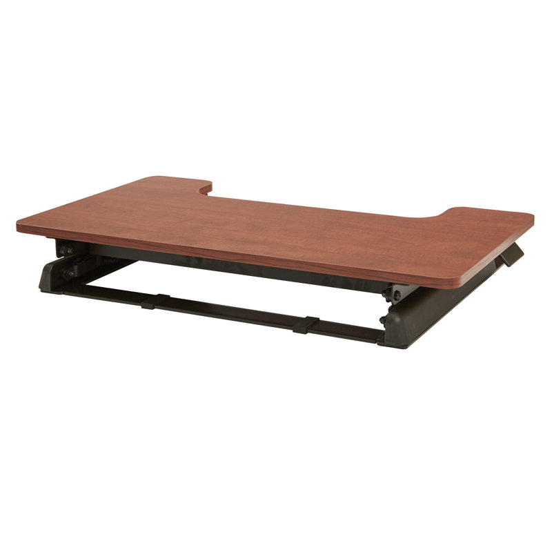 Blairview Adjustable Standing Desk Converter, Cherry