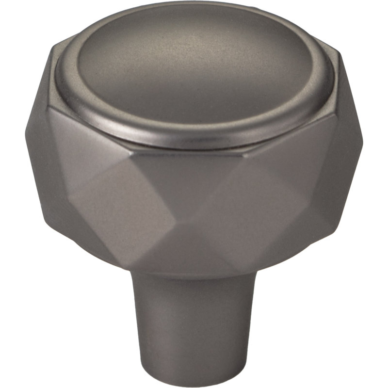 Kingsmill 1 1/4" Diameter Geometric Knob, Ash Gray