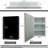 22'' x 30'' Recessed or Surface Beaded Retro Bathroom Medicine Cabinet with Mirror and Adjustable Shelves（New Version）-32352471