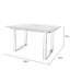 Alderson Extendable Metal Base Dining Table