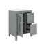Meuble-lavabo 24 po avec tablette interne personnalisable, 2 tiroirs et une porte simple-2097934680