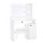 Bedroom Vanity With Lights And Shelves - White Makeup Featuring Large Drawers, Hidden Storage, Adjustable Brightness For A Neat Look Modern Desk 2 Drawers Storage Area