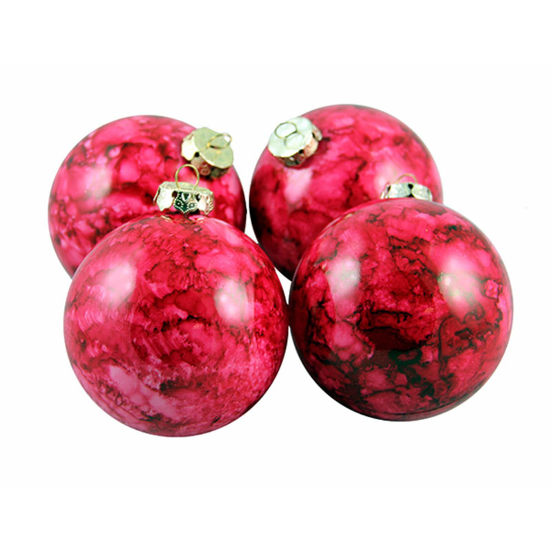 Boule de Noël incassable, Rouge pourpre