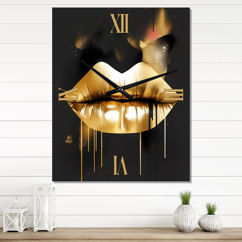 Jaisleen - Fashion Modern Wall Clock, 32" H x 16" W x 1" D