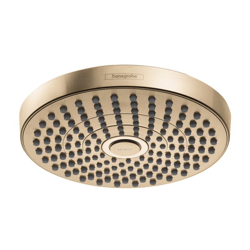 Pomme de douche Croma Select S, Bronze brossé, 2,5 gallons par minute