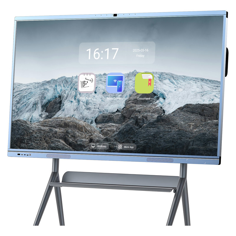 JYXCN Quick Sale! Smart Board Interactive All-in-One Touch Screen with Dual System, Cloud Sharing Smart Board Great for Classroom Activities, Office Projects & Compelling Presentations