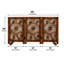 Barrière pliante pour chien en bois à 3 panneaux avec motif tournesol-134383036