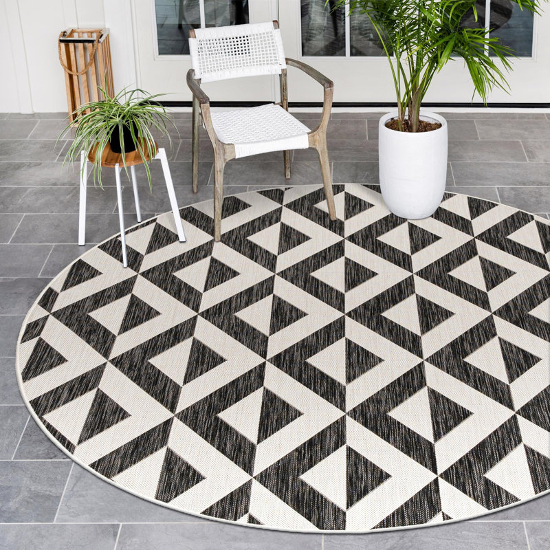 Jill Zarin Napa Indoor/Outdoor Rug, Round 4'1"