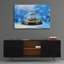 Art mural en verre épique «Snow Globe» par John Hovenstine, 36 po x 24 po-1814292301