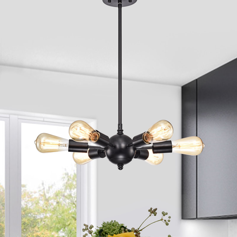 Vioria 6 - Light Sputnik Modern Linear Chandelier