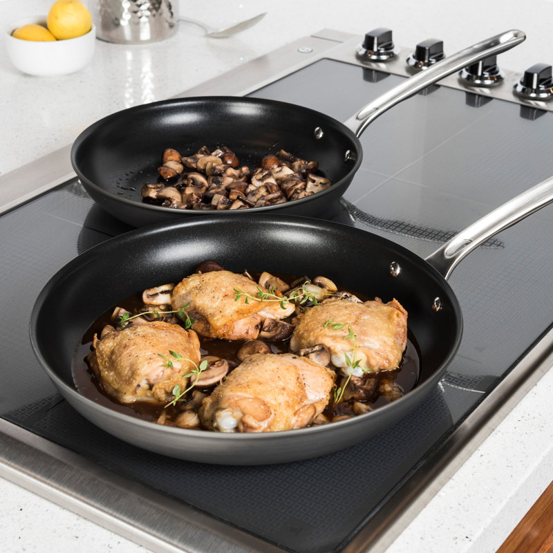 Viking Hard Anodized Nonstick 3 Piece Aluminum Fry Pan Set